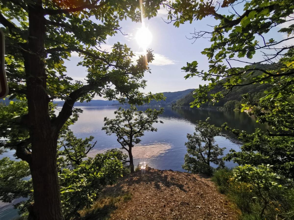 Ferienhaus Schoene Aussicht Ferienwohnung Blau Hemfurth-Edersee Esterno foto